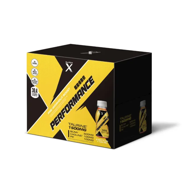 【Super X】超能爆發飲120ml*48入/箱(運動前0咖啡因提升能量)