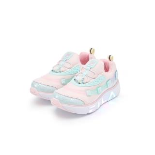 【FILA】KIDS FILA GGUMI EPIC 中童燈鞋-粉(2-C659A-262)