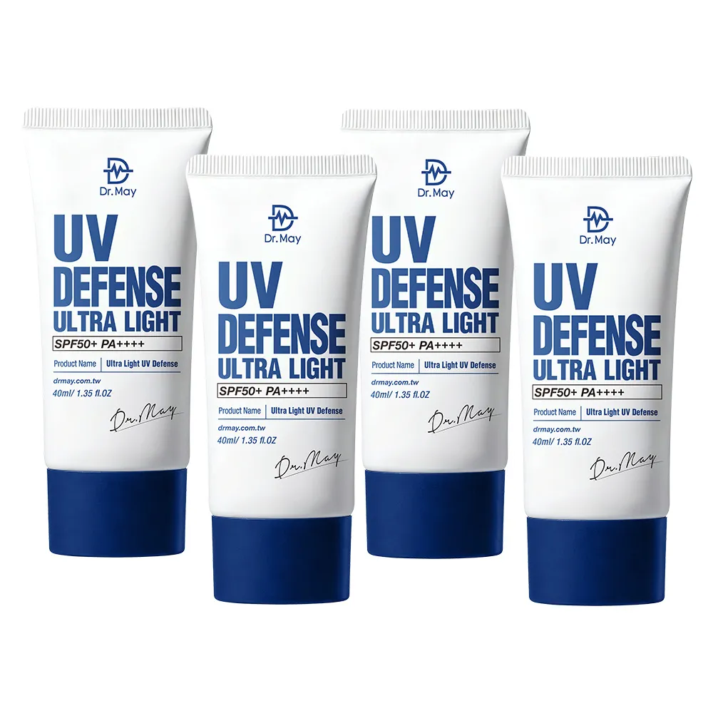 【Dr. May 美博士】專業隔離清爽防曬乳SPF50+ PA++++ 四入組(40ml 美容課程後可用) 618爆殺必買