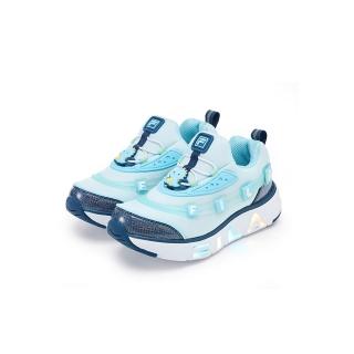 【FILA】KIDS FILA GGUMI EPIC 中童燈鞋-藍(2-C659A-457)
