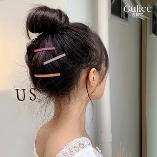 【Gulicc 古莉可】可愛側邊夾 莫蘭迪色一字夾(10入)(七夕情人節 生日 髮飾 頭飾 大腸圈 髮夾 禮物)