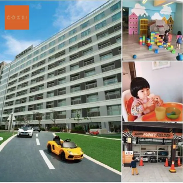 【台南和逸飯店HOTEL COZZI】2大2幼舒適雙人房含早餐★贈下午茶2客