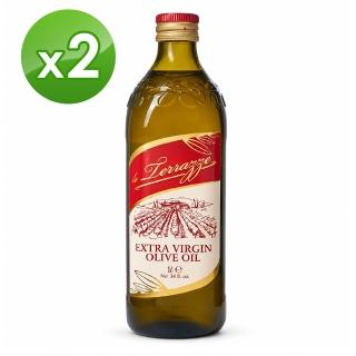 義大利原裝 初榨橄欖油 Extra Virgin 1000mlx2-Le Terrazze