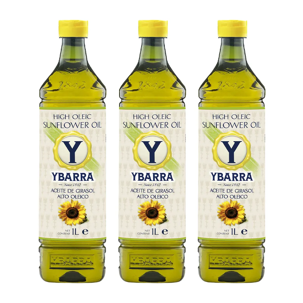 【YBARRA】益百萊 小清新高油酸葵花籽油(1000mlx3瓶 PET食品級包裝/端午送禮)