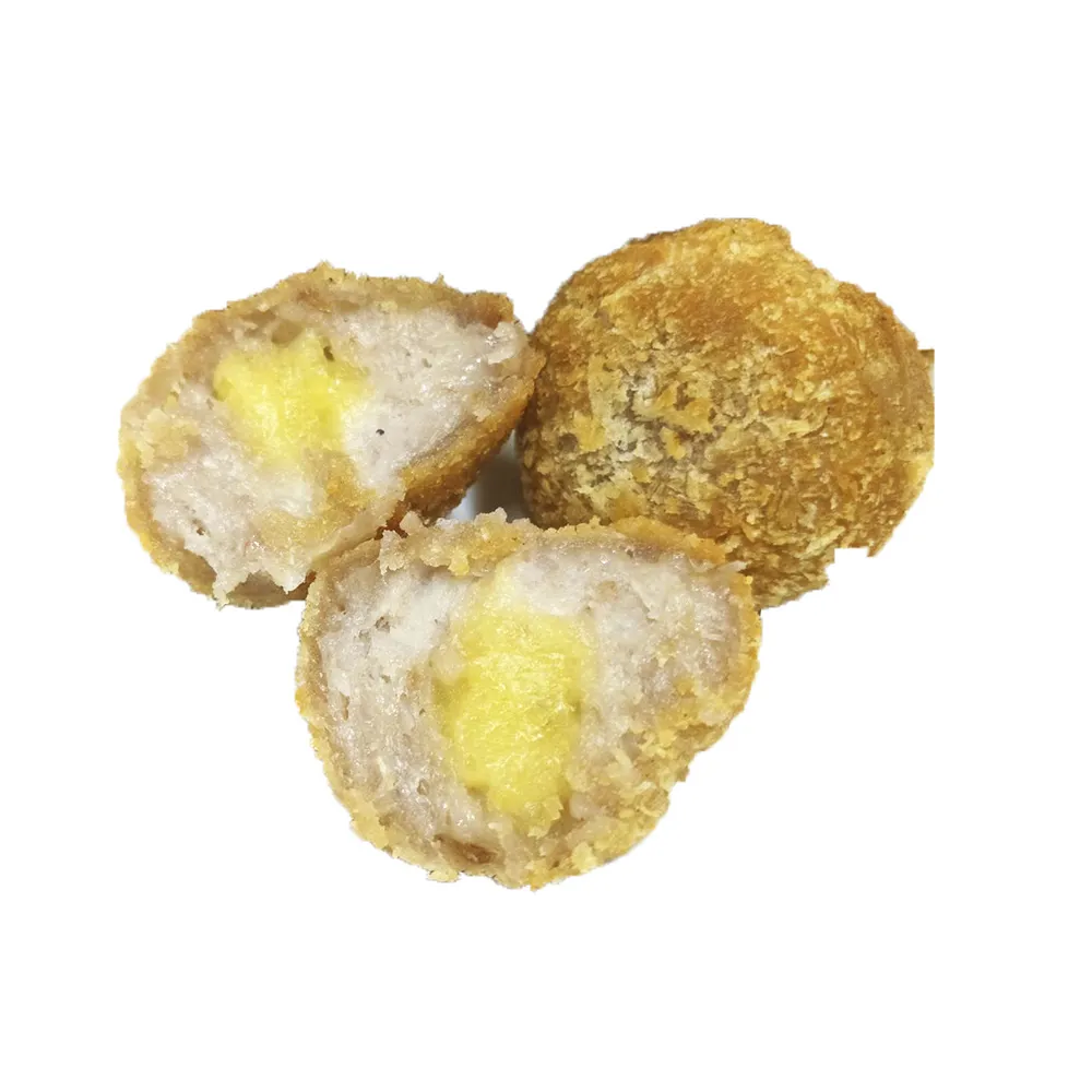 【上野物產】經典國宴小吃 蛋黃芋丸 X4包(270g±10%/10顆/包)