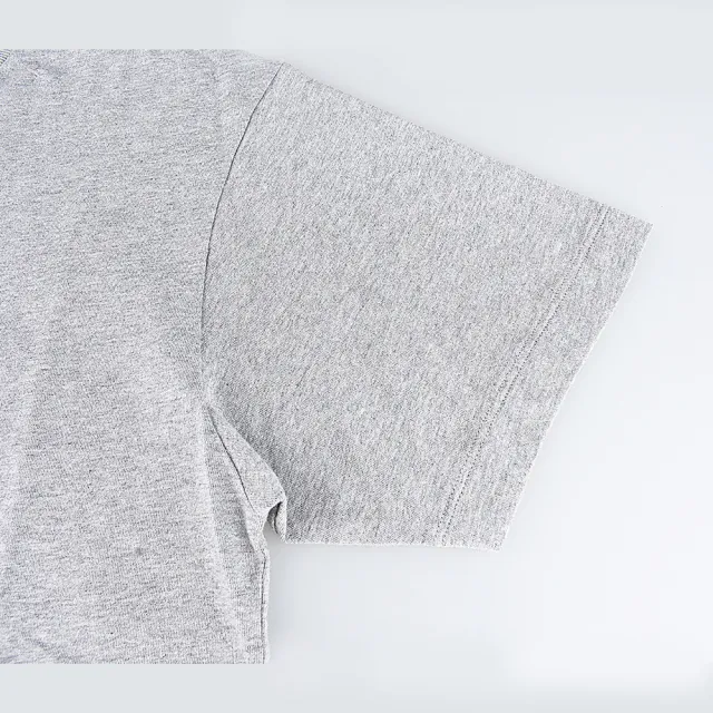 【Stone Island】STONE ISLAND棉質刺繡大圖騰設計圓領短袖T恤(男/灰)