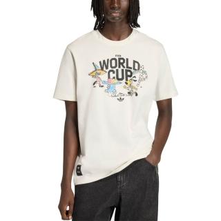 【adidas 愛迪達】世界盃 圓領短袖T恤 2026世足MASCOT TEE ALL 男 - KE2038