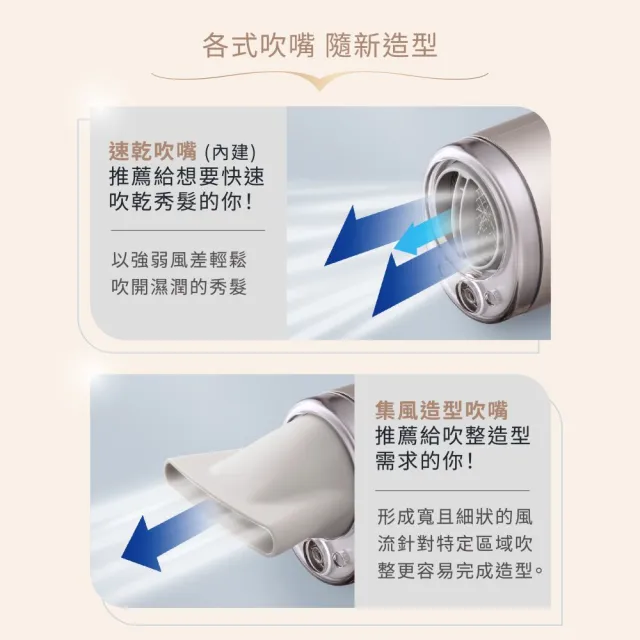 【Panasonic 國際牌】奈米水離子吹風機-迷霧金(EH-WNA9M-E)
