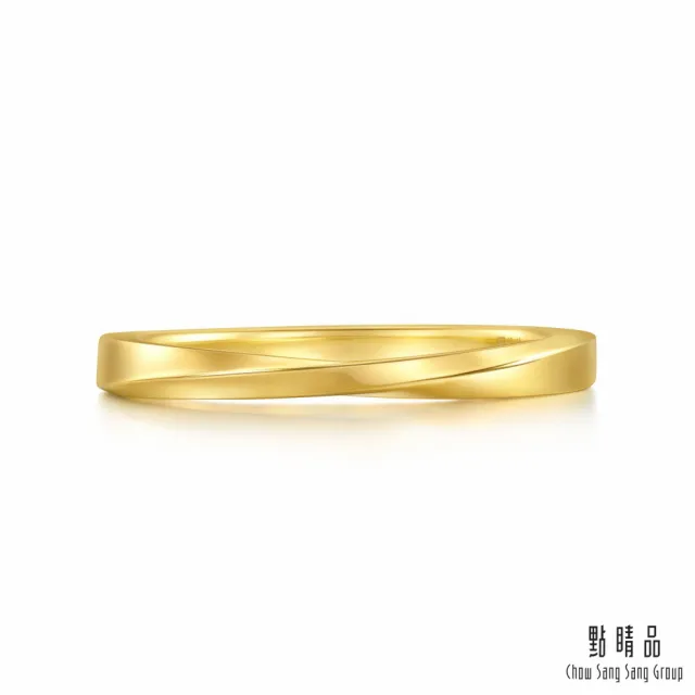 【點睛品】莫比烏斯環 黃金戒指_計價黃金(港圍15號)