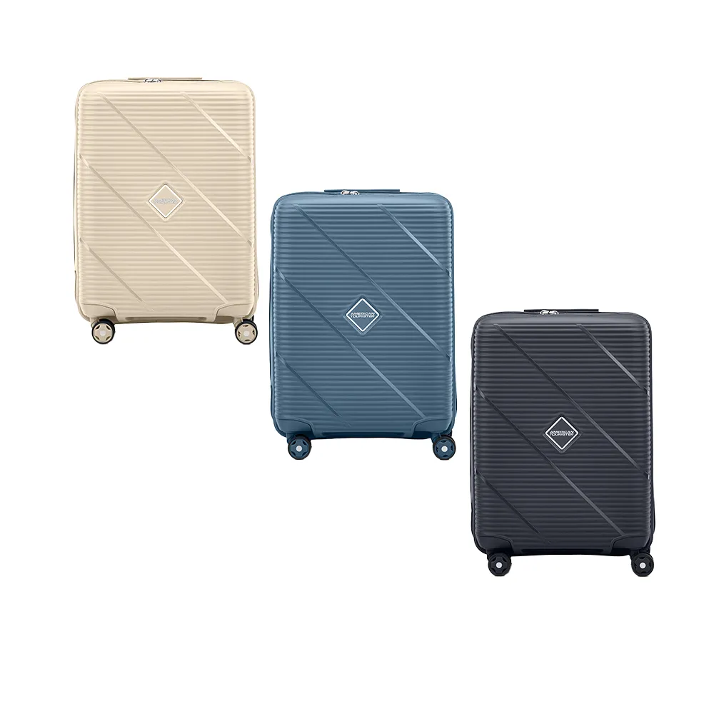 【AMERICAN TOURISTER 美國旅行者】20吋 EZYLIF 抗刮輕量PP防盜拉鍊行李箱/登機箱(多色可選)