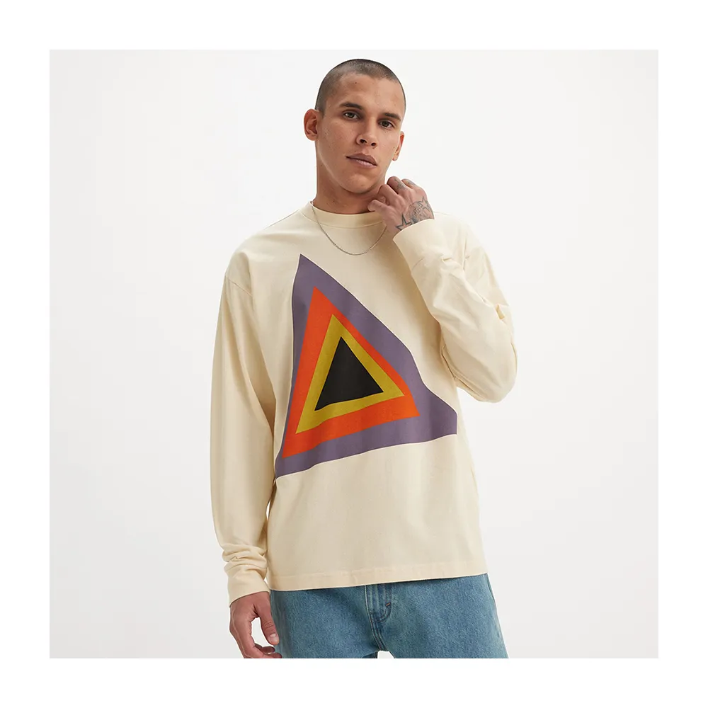 【LEVIS】Skateboarding™ 男款舒適印花長袖Tee恤 上衣 熱賣單品 A1006-0013