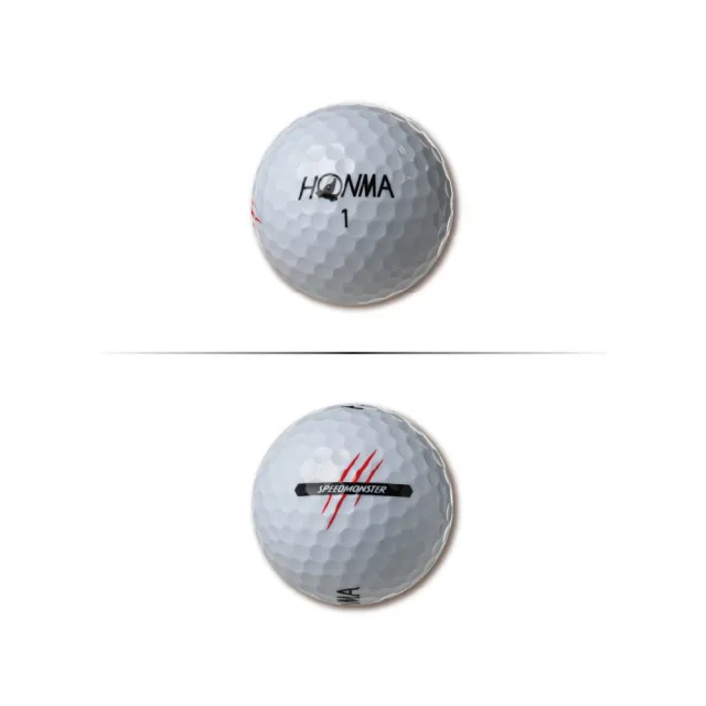 【HONMA 本間高爾夫】三層球 高爾夫球GOLF BALL D1 SPEEDMONSTER 2023 BT2302/新款BT2504(5盒組)