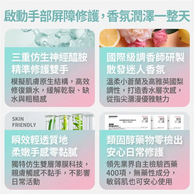 【FJ 豐傑生醫】神經醯胺香氛護手霜-30ml/支(保濕修護ｘ輕盈不黏膩)