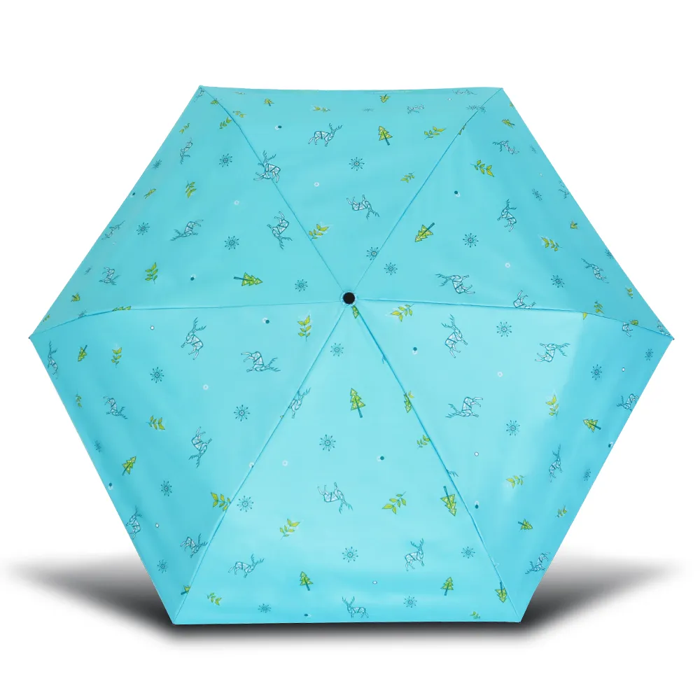 【雙龍牌】北歐真碳纖極輕三折傘 超輕陽傘雨傘(防曬黑膠傘輕量羽毛傘防風傘B8034B)