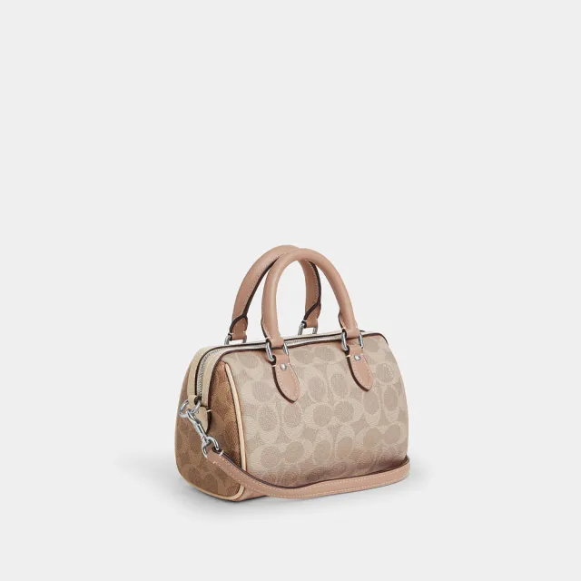 【COACH】蔻馳官方直營 ROWAN 經典Logo迷你斜背手袋  斜背包 側背包 斜挎包 手提包-多色任選(CW330/CDQ37)