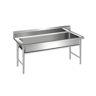 YouPin 商用不鏽鋼水槽 120*50*80cm(無龍頭）學校廚房大單槽 洗碗池 洗菜池 洗手池