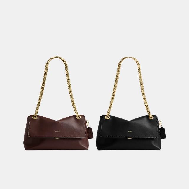 【COACH】蔻馳官方直營 CHELSEA 30 鏈條肩帶單肩手袋 單肩包 鏈條包 斜背包-多色任選(CDS61)