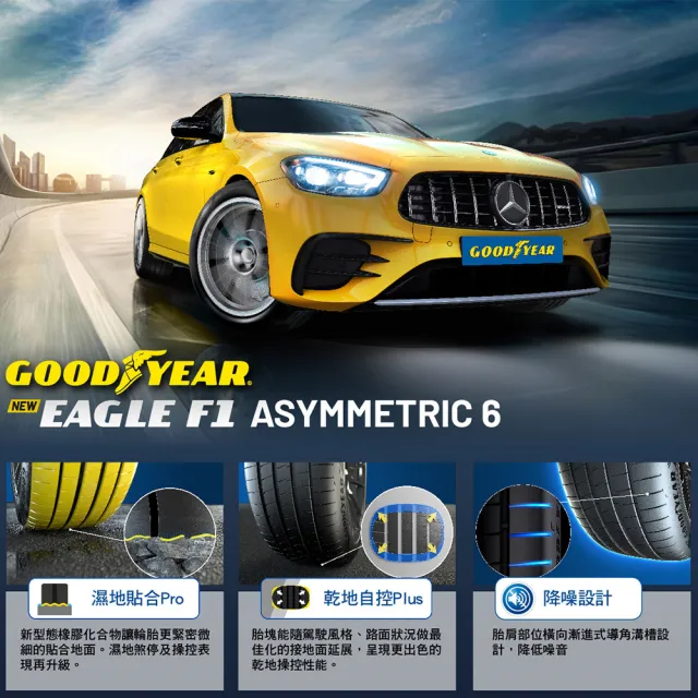 【GOODYEAR 固特異】輪胎 F1A6 SUV-225/60/18吋 四入組_送安裝 (車麗屋)