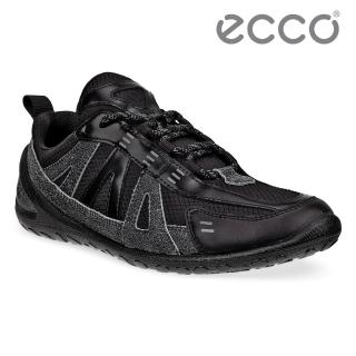 【ecco】BIOM LITE W NRL聯名款 健步拼接設計經典休閒鞋 女鞋(黑色 80243351562)