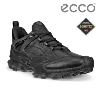 【ecco】BIOM C-TRAIL W 蹤跡健步山系防水運動休閒鞋 女鞋(黑色 80332351052)
