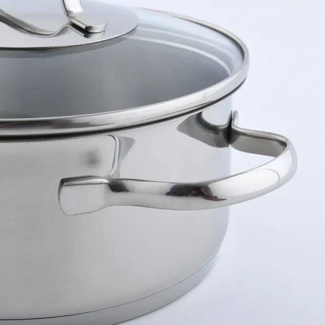 WMF PROVENCE PLUS 不鏽鋼矮身湯鍋(含蓋) 20cm 2.5L (電磁爐IH爐可用
