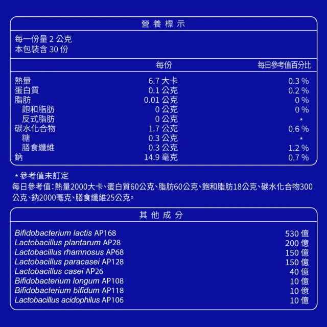 【大研生醫】1000億益生菌粉包PLUS+6入組(共180包)