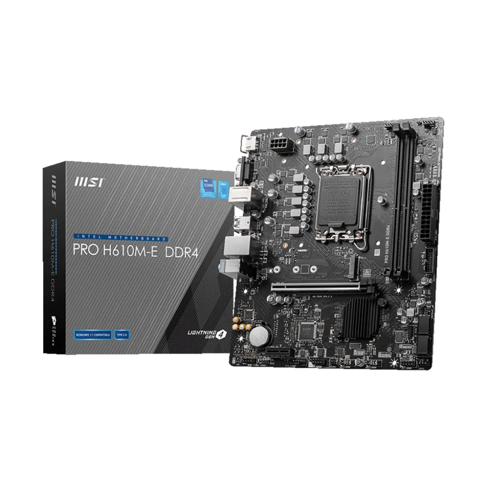 【MSI微星】PRO H610M-E DDR4主機板