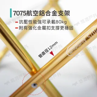 【CLS】戶外迷你鋁合金折疊椅(悠遊戶外)