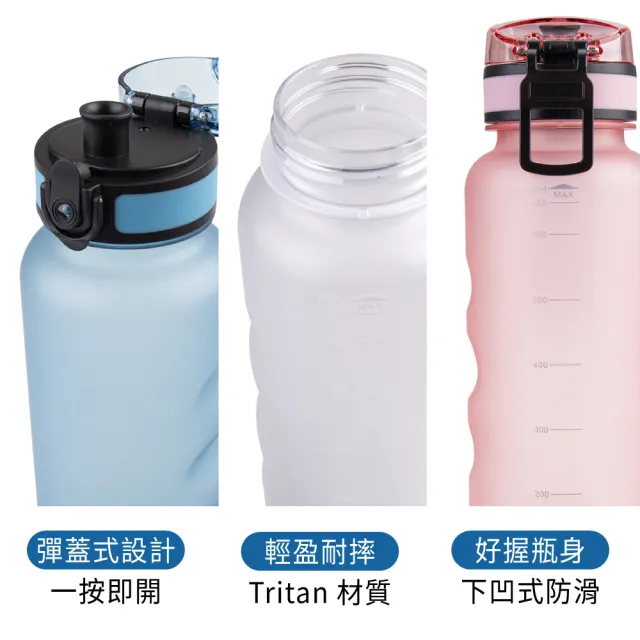 【Oasis】官方直營 買一送一 任選混搭 Tritan 彈蓋運動水瓶 750ml