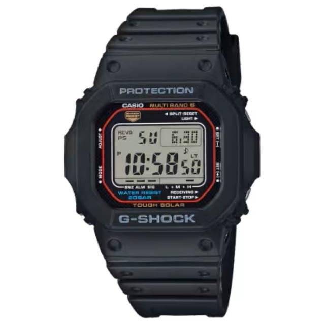 【CASIO 卡西歐】G-SHOCK 日本原裝 強勢來台 經典原創太陽能電波 GW-M5610U-1JF 43.2mm