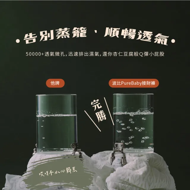 【PureBaby 波比】植萃抑菌接財褲 褲型L-XXL(單包) 2026全新升級款(北港武德宮獨家聯名)無甲醯胺