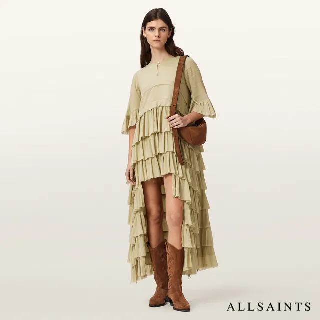 【ALLSAINTS】CAVARLY SSMAXI 洋裝 W243DE(常規版型)