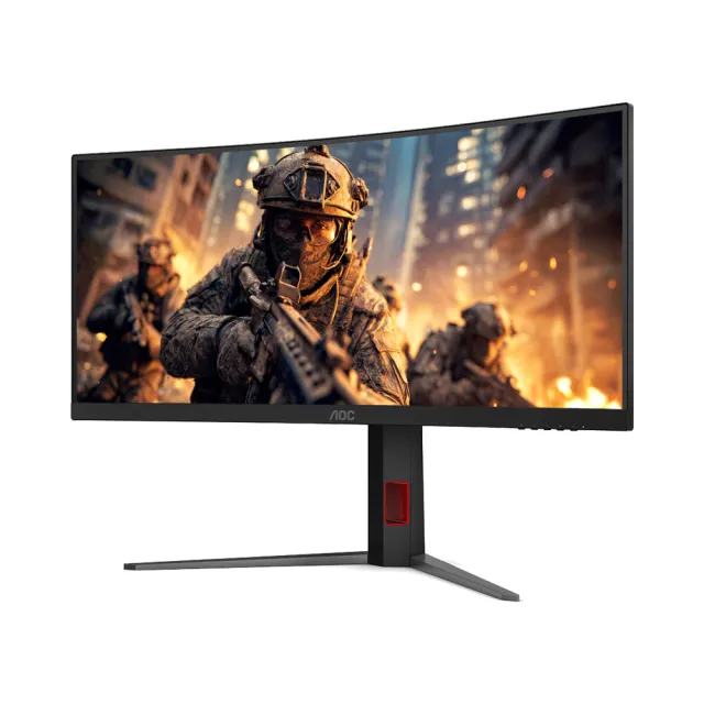 【AOC】Gaming CU34G4H 曲面電競螢幕(34型/WQHD/200Hz/0.3ms/Fast VA/可升降)
