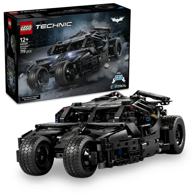 【LEGO 樂高】科技系列 42239 Batmobile Tumbler(蝙蝠俠 汽車模型 禮物 玩具)
