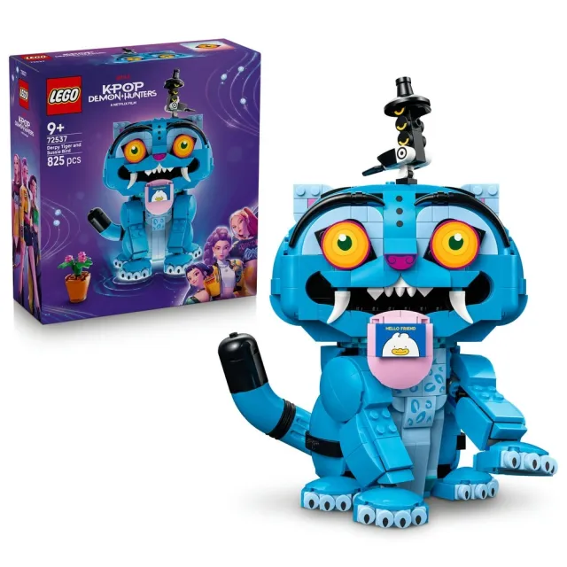 【LEGO 樂高】Kpop 獵魔女團系列 72537 老虎 Derpy 和喜鵲 Sussie(獵魔女團 居家擺設 禮物 玩具)
