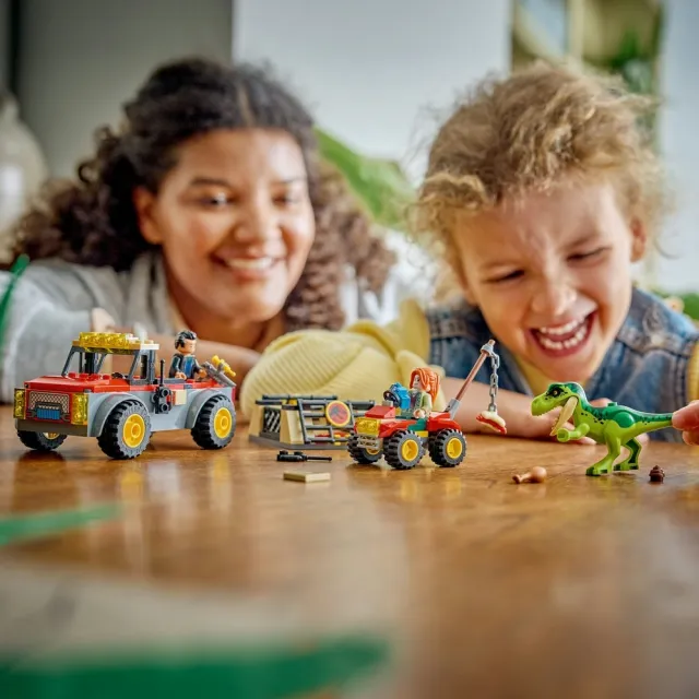 【LEGO 樂高】侏羅紀世界系列 77978 小暴龍運輸車(恐龍 創意遊戲 禮物 兒童玩具)