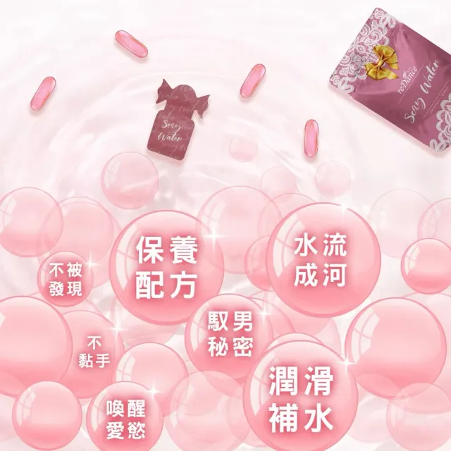 【reDance 瑞丹絲】Sexy Water 愛液膠囊10入/包(幸福夜生活密技 維持水分 舒爽觸感 舒緩壓力 果橙香味)