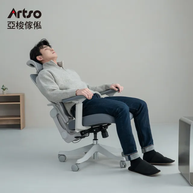 【Artso 亞梭】Switch動態撐腰追背椅(自行組裝/電腦椅/人體工學椅/辦公椅/椅子)