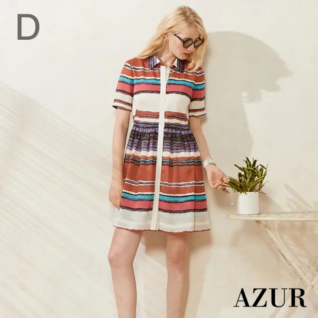 【AZUR】出清品 法式休閒洋裝(多款任選)