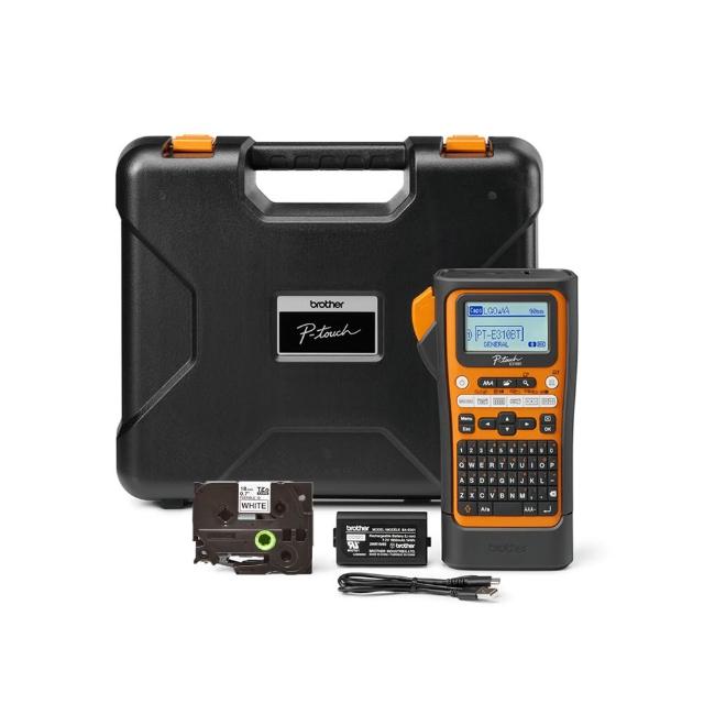 【brother】官方直營 PT-E310BTVP 工業用手持式藍芽專業標籤機(適合水電工/工業廠務/網路基礎架構/AI配線)