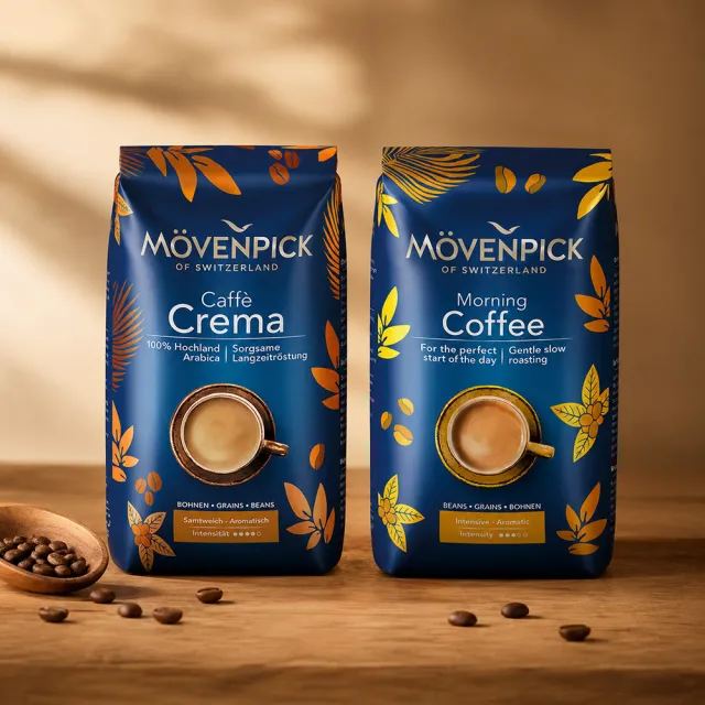 【Movenpick 莫凡彼】咖啡豆2包(500g/包;口味任選)
