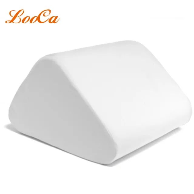 【LooCa】吸濕排汗萬用三角靠墊(灰)
