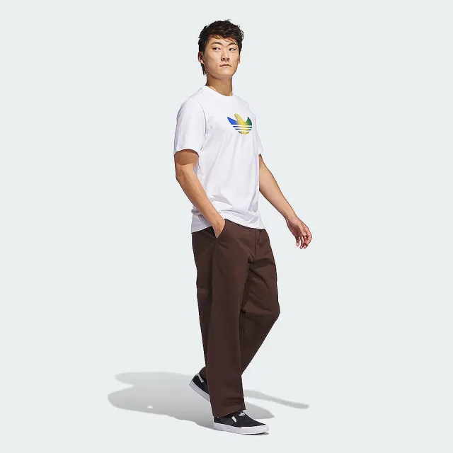 【adidas 愛迪達】短袖上衣 男 女 中性 SHMOO FILL TEE 白 JC7760