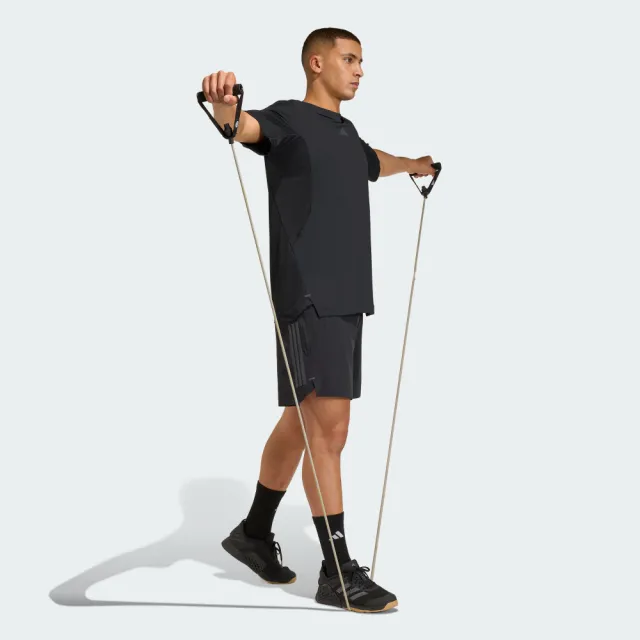 【adidas 愛迪達】短袖上衣 男 訓練 慢跑 吸濕排汗 亞規 D4T PRIMELIFT T 黑 KE9937