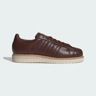 【adidas 愛迪達】Superstar Lux 男女 休閒鞋 復古 皮革 流行 深咖啡(IH4175)