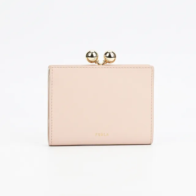 【FURLA 芙拉】DOTS S 零錢口金包(S/粉)