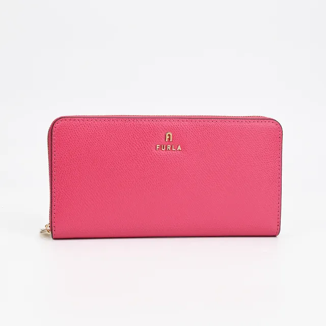 【FURLA 芙拉】Camellia XL 12卡拉鍊長夾(粉紅)