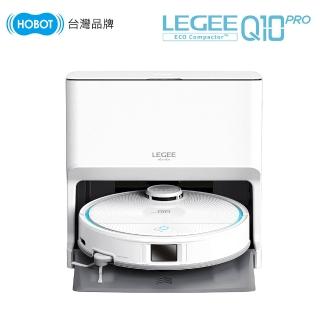 【HOBOT 玻妞】雷姬環保壓縮掃拖地機器人AI旗艦版LEGEE-Q10 PRO(熱風烘布/自動充電洗布補水/語音聲控/IOT)
