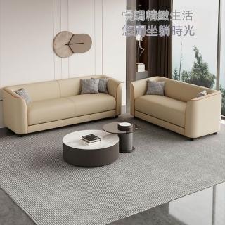 【OSLE 歐適樂】貓爪皮簡約輕舍小戶型客廳公寓出租屋理發店便捷沙發