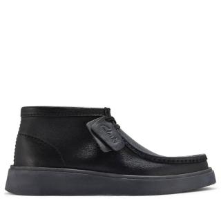 【Clarks】TORVIEW HI G 踝靴 黑色男款鞋